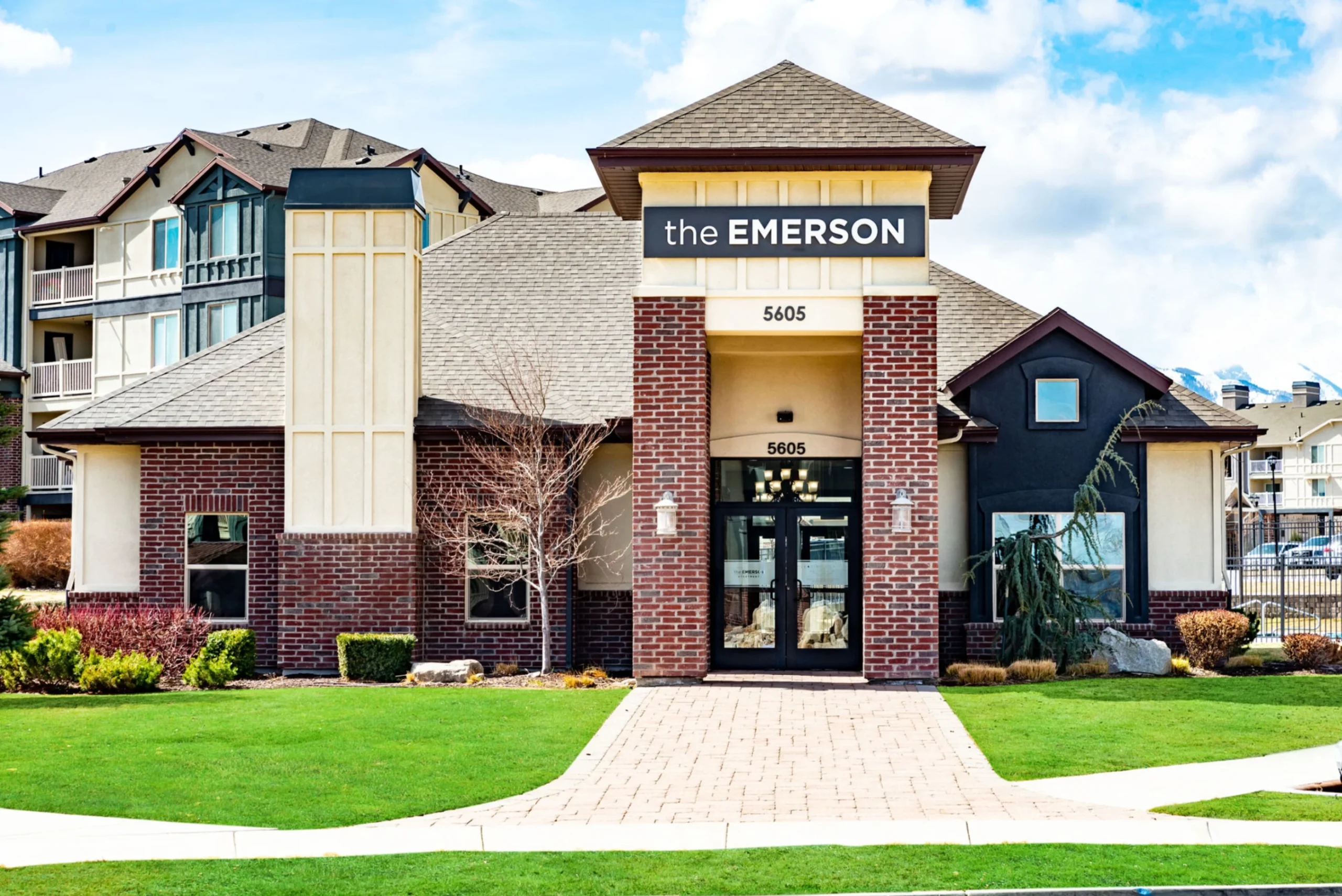 the emerson leasing office exterior